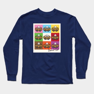 Donut Car // Pop Art Long Sleeve T-Shirt